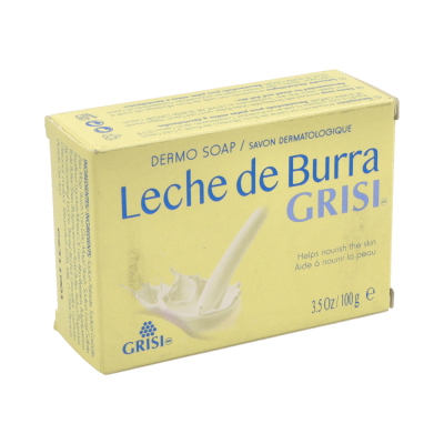 Comprar GRISI DERMOJABON LECHE DE BURRA 100 G al mejor precio en NuestraFarma, tu farmacia online