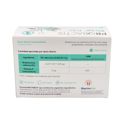 Comprar PROBACTIS STREP KIDS 30 SOBRES 1,5 G SABOR FRESA al mejor precio en NuestraFarma, tu farmacia online