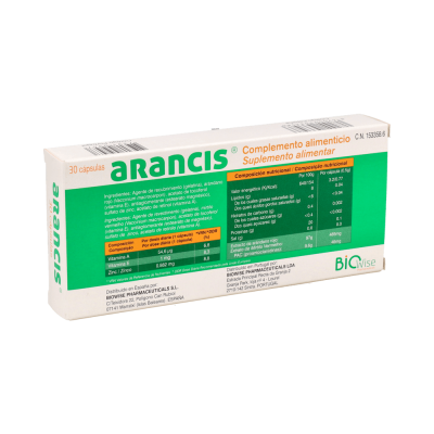 Comprar ARANCIS 30 CAPSULAS al mejor precio en NuestraFarma, tu farmacia online