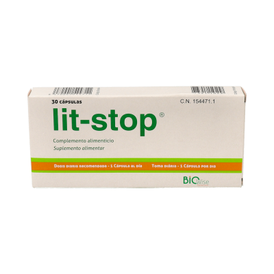 Comprar LIT-STOP 30 CAPSULAS al mejor precio en NuestraFarma, tu farmacia online