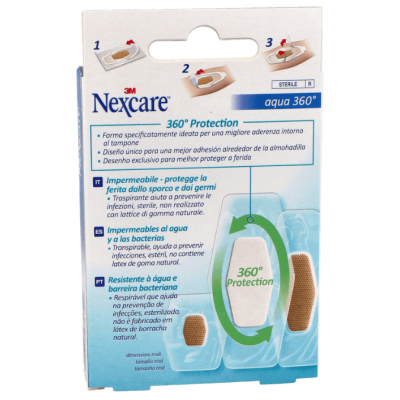Comprar 3M NEXCARE AGUA 360º APOSITO ADHESIVO SURTIDO 14 UNIDADES al mejor precio en NuestraFarma, tu farmacia online