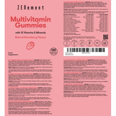 Comprar ZENEMENT MULTIVITAMINAS GOMINOLAS 120 GUMMIES al mejor precio en NuestraFarma, tu farmacia online