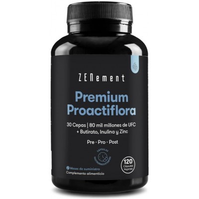 Comprar ZENEMENT PREMIUM PROACTIFLORA 120 CAPSULAS al mejor precio en NuestraFarma, tu farmacia online