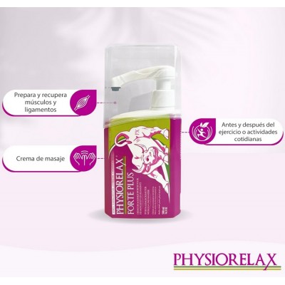 Comprar PHYSIORELAX FORTE PLUS CREMA DE MASAJE 500 ML al mejor precio en NuestraFarma, tu farmacia online