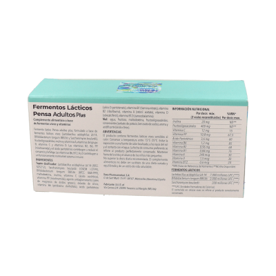 Comprar FERMENTOS LACTICOS PENSA ADULTOS PLUS 12 VIALES 7 ML al mejor precio en NuestraFarma, tu farmacia online