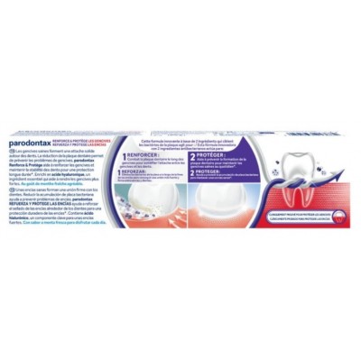 Comprar PARODONTAX REFUERZA Y PROTEGE ENCIAS CON ACIDO HIALURONICO 75 ML al mejor precio en NuestraFarma, tu farmacia online