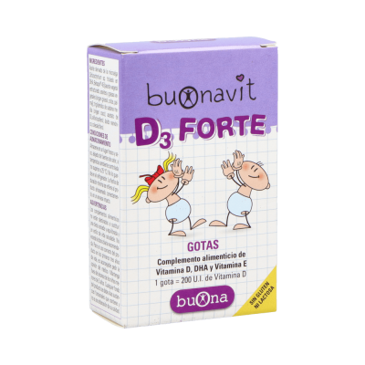 Comprar BUONA BUONAVIT D3 FORTE 12 ML al mejor precio en NuestraFarma, tu farmacia online