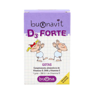 Comprar BUONA BUONAVIT D3 FORTE 12 ML al mejor precio en NuestraFarma, tu farmacia online