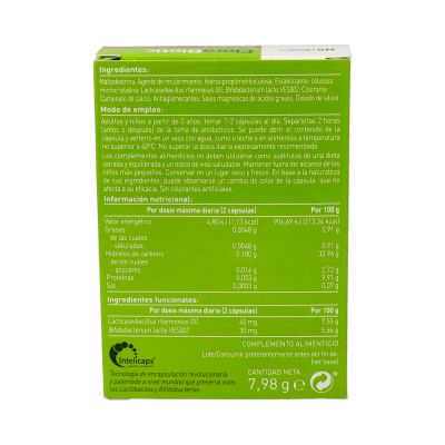 Comprar NS FLORABIOTIC REFUERZO 30 CAPSULAS al mejor precio en NuestraFarma, tu farmacia online