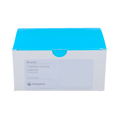 Comprar COLOPLAST BRAVA TOALLITAS BARRERA CUTANEA - SKIN BARRIER 30 UNIDADES al mejor precio en NuestraFarma, tu farmacia online