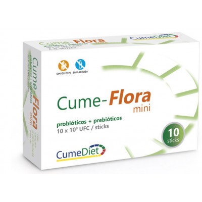 Comprar CUMEDIET CUME FLORA 10 STICKS 2,5 G al mejor precio en NuestraFarma, tu farmacia online