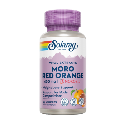 Comprar SOLARAY MOROSIL MORO RED ORANGE 400 MG 30 CAPSULAS VEGETALES al mejor precio en NuestraFarma, tu farmacia online