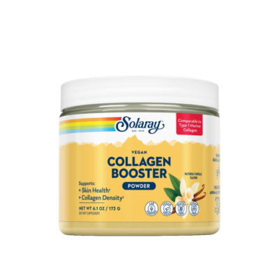 Comprar SOLARAY VEGAN COLLAGEN BOOSTER POLVO VAINILLA 173 G al mejor precio en NuestraFarma, tu farmacia online