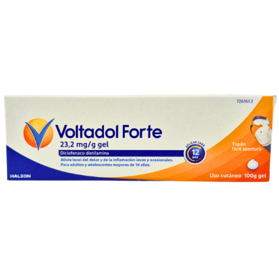 Comprar VOLTADOL FORTE 23,2 mg/g GEL CUTANEO 1 TUBO 100 g al mejor precio en NuestraFarma, tu farmacia online