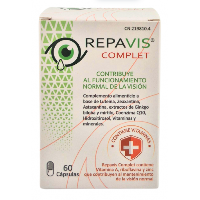 Comprar REPAVIS COMPLET 60 CAPSULAS al mejor precio en NuestraFarma, tu farmacia online