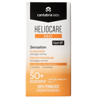 Comprar HELIOCARE 360º SENSATION PROTECTOR SOLAR ULTRALIGERO OIL-FREE 50 ML al mejor precio en NuestraFarma, tu farmacia online