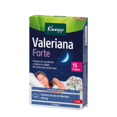 Comprar KNEIPP VALERIANA FORTE 15 GRAGEAS al mejor precio en NuestraFarma, tu farmacia online