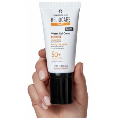 Comprar HELIOCARE 360º COLOR BRONZE WATER GEL SPF 50+ 50 ML al mejor precio en NuestraFarma, tu farmacia online