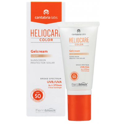 Comprar HELIOCARE GELCREAM COLOR LIGHT SPF50 50 ML al mejor precio en NuestraFarma, tu farmacia online