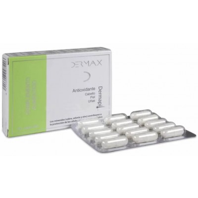 Comprar DERMAX DERMAPIL 30 CAPSULAS al mejor precio en NuestraFarma, tu farmacia online