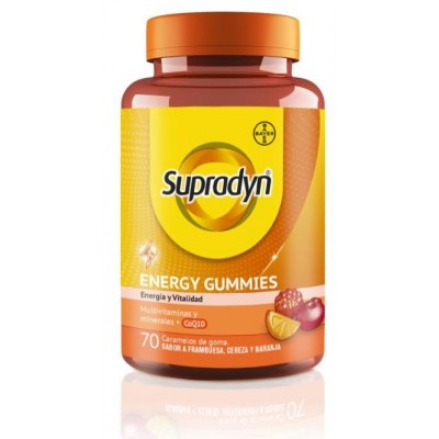 Comprar SUPRADYN ENERGY GUMMIES 70 UNIDADES al mejor precio en NuestraFarma, tu farmacia online
