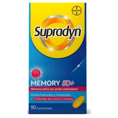 Comprar SUPRADYN MEMORY 50+ 90 COMPRIMIDOS al mejor precio en NuestraFarma, tu farmacia online