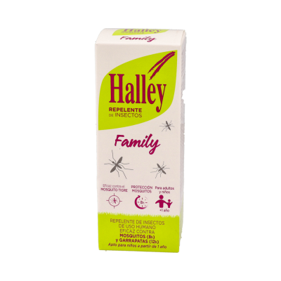 Comprar HALLEY FAMILY REPELENTE DE INSECTOS VAPORIZADOR 100 ML al mejor precio en NuestraFarma, tu farmacia online