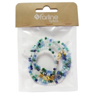 FARLINE CORDON GAFA CRISTAL AZUL