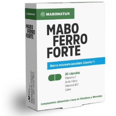 Comprar MABOFERRO FORTE 30 CAPSULAS al mejor precio en NuestraFarma, tu farmacia online