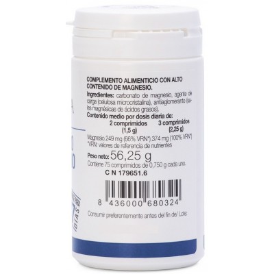 Comprar ANA MARIA LAJUSTICIA CARBONATO DE MAGNESIO 75 COMPRIMIDOS al mejor precio en NuestraFarma, tu farmacia online