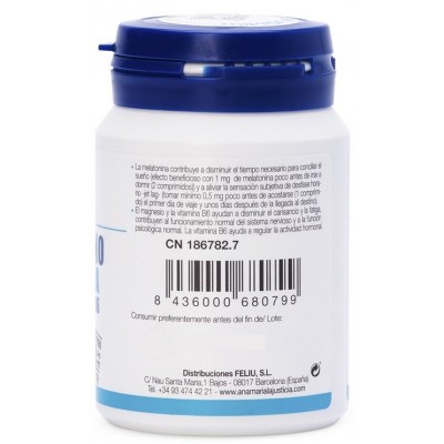 Comprar ANA MARIA LAJUSTICIA TRIPTOFANO CON MELATONINA + MAGNESIO Y VIT. B6 60 COMPRIMIDOS al mejor precio en NuestraFarma, tu farmacia online