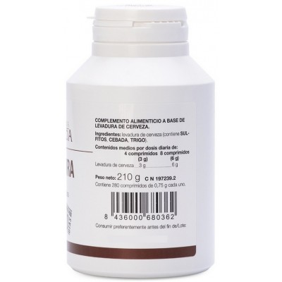 Comprar ANA MARIA LAJUSTICIA LEVADURA DE CERVEZA 280 COMPRIMIDOS al mejor precio en NuestraFarma, tu farmacia online