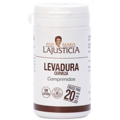Comprar ANA MARIA LAJUSTICIA LEVADURA DE CERVEZA 80 COMPRIMIDOS al mejor precio en NuestraFarma, tu farmacia online