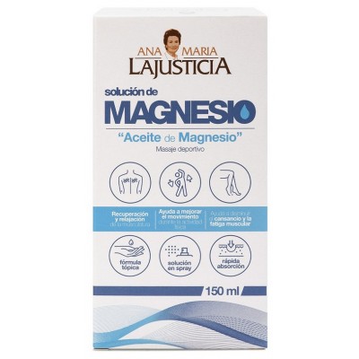 Comprar ANA MARIA LAJUSTICIA ACEITE DE MAGNESIO 150 ML al mejor precio en NuestraFarma, tu farmacia online