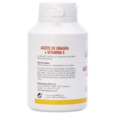 Comprar ANA MARIA LAJUSTICIA ACEITE DE ONAGRA + VITAMINA E 275 PERLAS al mejor precio en NuestraFarma, tu farmacia online