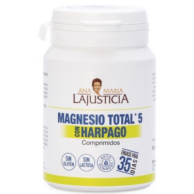 Comprar ANA MARIA LAJUSTICIA MAGNESIO TOTAL 5 CON HARPAGO 70 COMPRIMIDOS al mejor precio en NuestraFarma, tu farmacia online