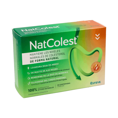 Comprar NATCOLEST 30 COMPRIMIDOS al mejor precio en NuestraFarma, tu farmacia online