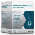 MINOXIDIL CINFA 50 MG/ML SOLUCION CUTANEA 2 FRASCOS 120 ML