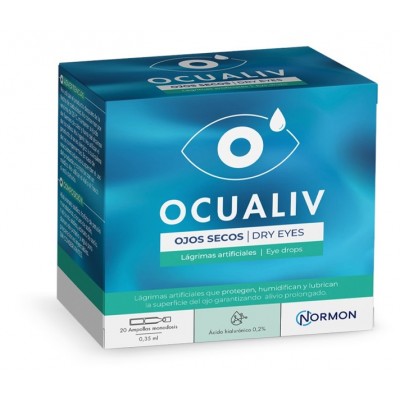 Comprar OCUALIV OJOS SECOS 20 MONODOSIS 0,35 ML al mejor precio en NuestraFarma, tu farmacia online