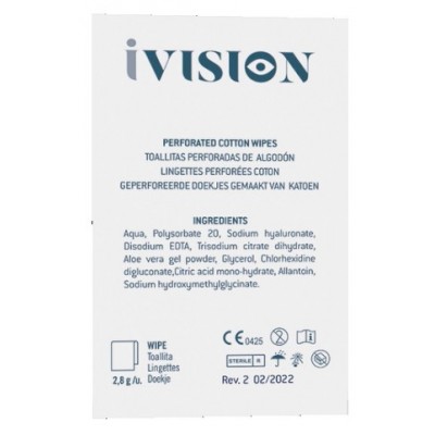 Comprar IVISION TOALLITAS OFTALMICAS ESTERILES CHX 20 UNIDADES al mejor precio en NuestraFarma, tu farmacia online