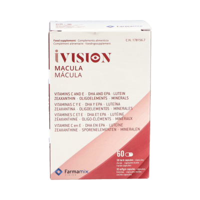 Comprar IVISION MACULA 60 CAPSULAS al mejor precio en NuestraFarma, tu farmacia online