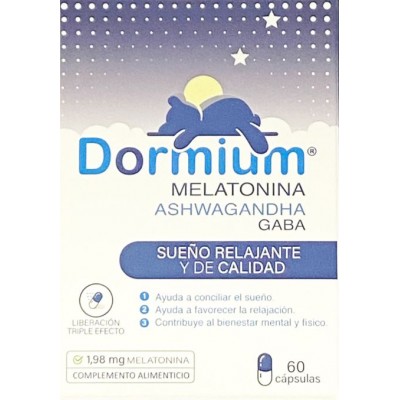 Comprar DORMIUM 60 CAPSULAS al mejor precio en NuestraFarma, tu farmacia online
