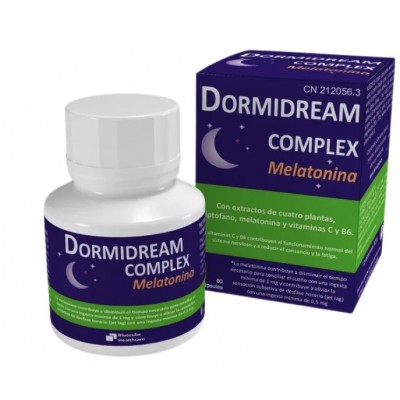 Comprar BLUECUBE DORMIDREAM COMPLEX MELATONINA 60 CAPSULAS al mejor precio en NuestraFarma, tu farmacia online