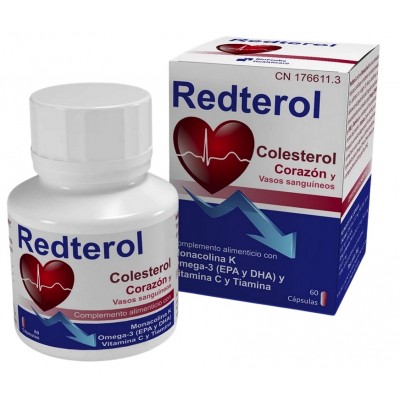 Comprar REDTEROL 60 CAPSULAS al mejor precio en NuestraFarma, tu farmacia online