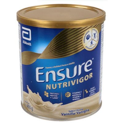 Comprar ENSURE NUTRIVIGOR SABOR VAINILLA 400 G al mejor precio en NuestraFarma, tu farmacia online