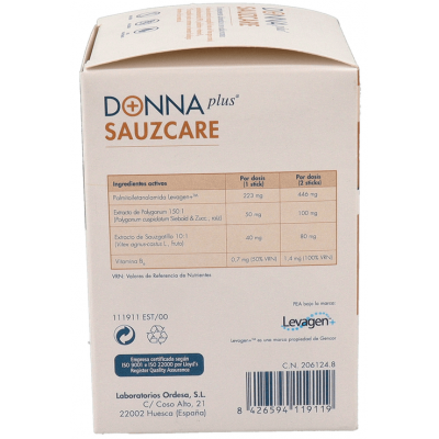 Comprar DONNAPLUS SAUZCARE 20 STICKS BUCODISPERSABLES SABOR FRUTOS DEL BOSQUE al mejor precio en NuestraFarma, tu farmacia online