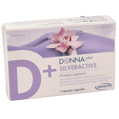Comprar DONNAPLUS SILVERACTIVE 7 CAPSULAS VAGINALES al mejor precio en NuestraFarma, tu farmacia online