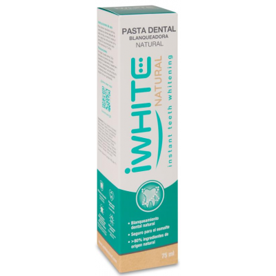 Comprar IWHITE PASTA DENTAL BLANQUEADORA NATURAL 75 ML al mejor precio en NuestraFarma, tu farmacia online