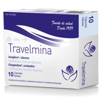Comprar TRAVELMINA 10 CAPSULAS al mejor precio en NuestraFarma, tu farmacia online