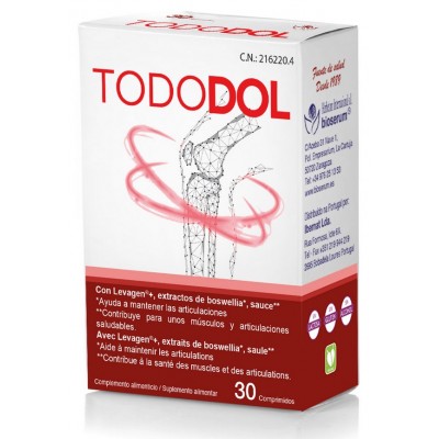 Comprar TODODOL 30 COMPRIMIDOS al mejor precio en NuestraFarma, tu farmacia online